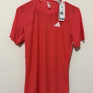 adidas Tennis Pro Climacool+ FreeLift Performance Shirt Red Men's XS JE3508
